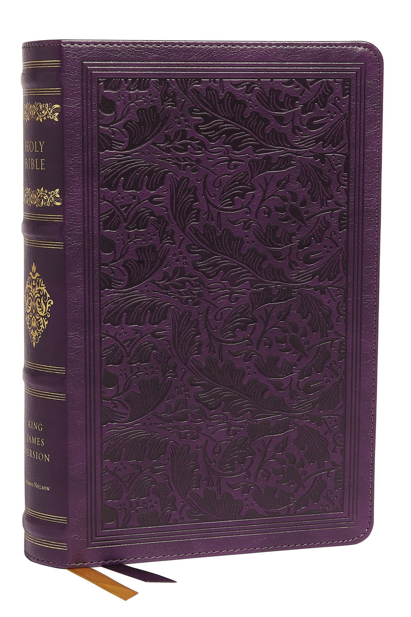 KJV Personal Size Reference Bible  Sovereign Collection (Comfort Print)-Purple Leathersoft Indexed