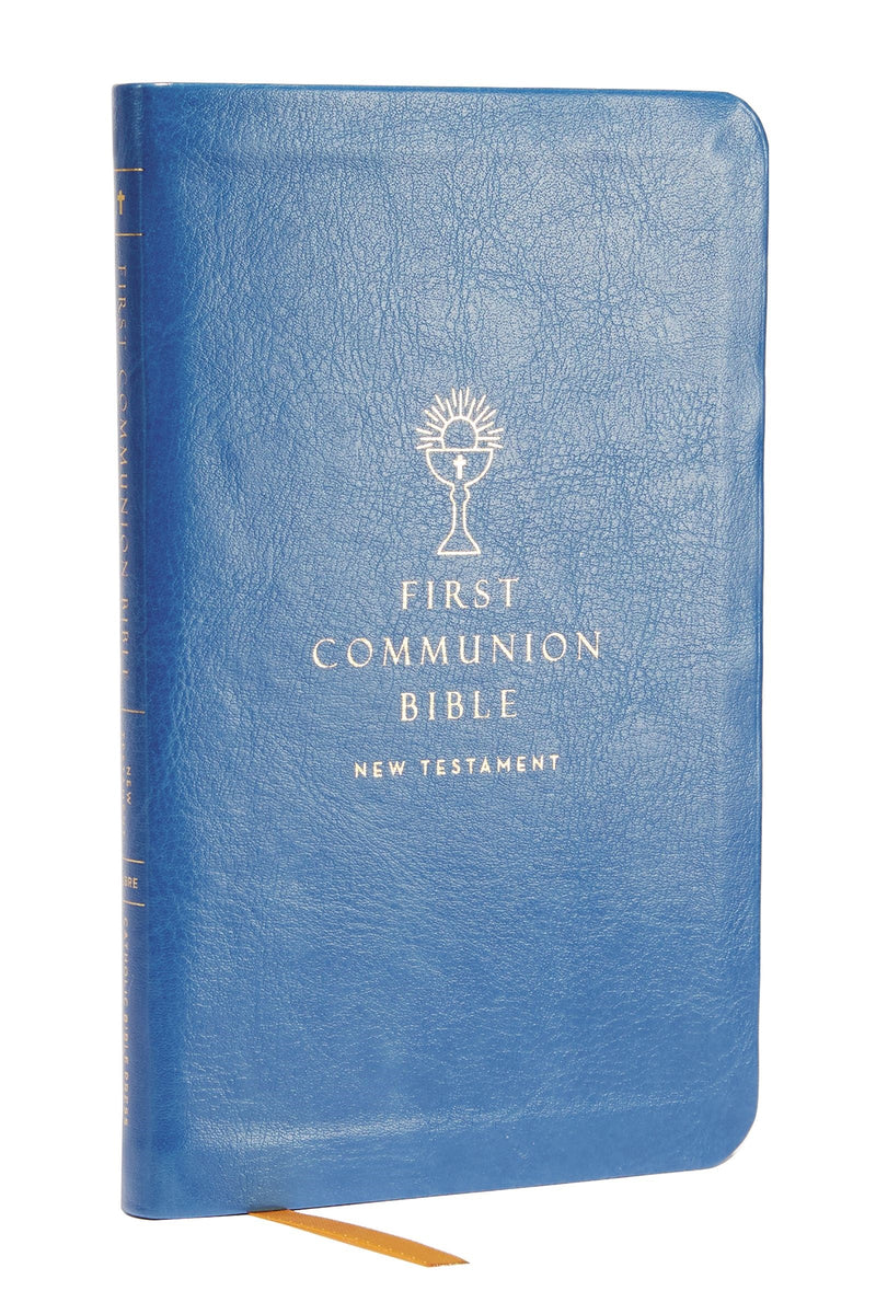 NABRE Catholic Bible: First Communion New Testament-Blue Leathersoft