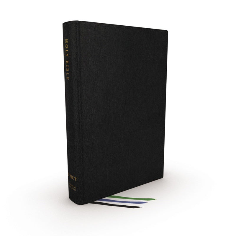 NET Thinline Bible/Large Print (Comfort Print)-Black Genuine Leather