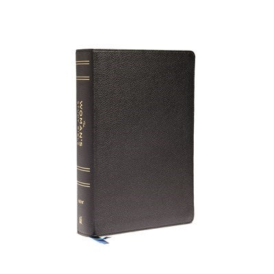 NIV The Woman's Study Bible (Full Color)-Black Genuine Leather