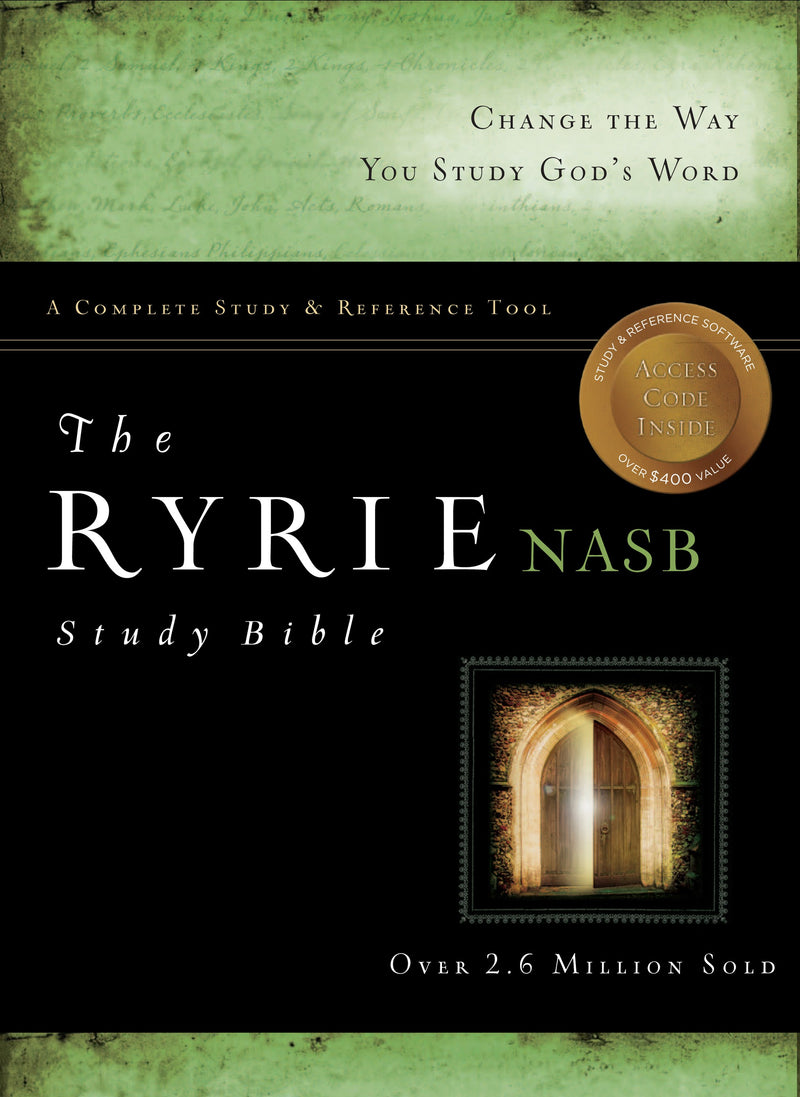 NASB Ryrie Study Bible-Burgundy Bonded Leather