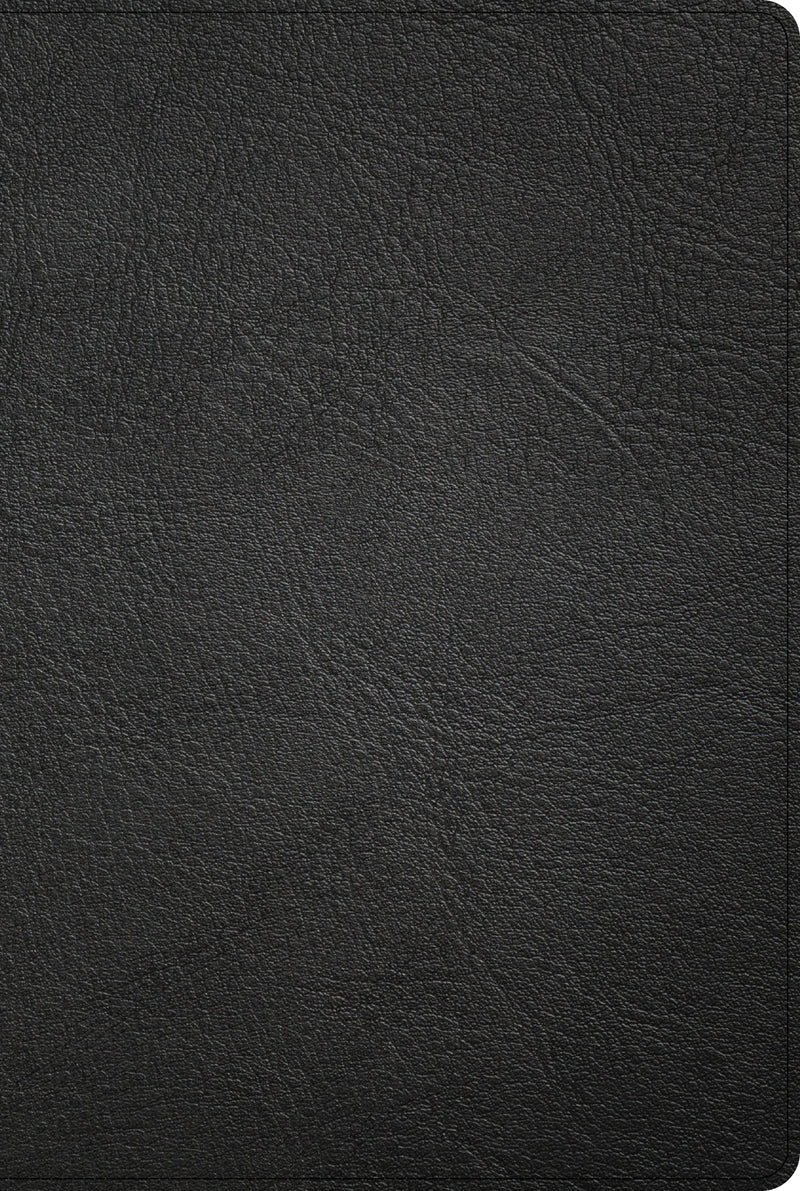 KJV Pastor's Bible-Black Genuine Leather