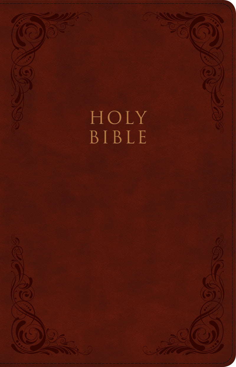 KJV Large Print Personal Size Reference Bible-Burgundy LeatherTouch Indexed