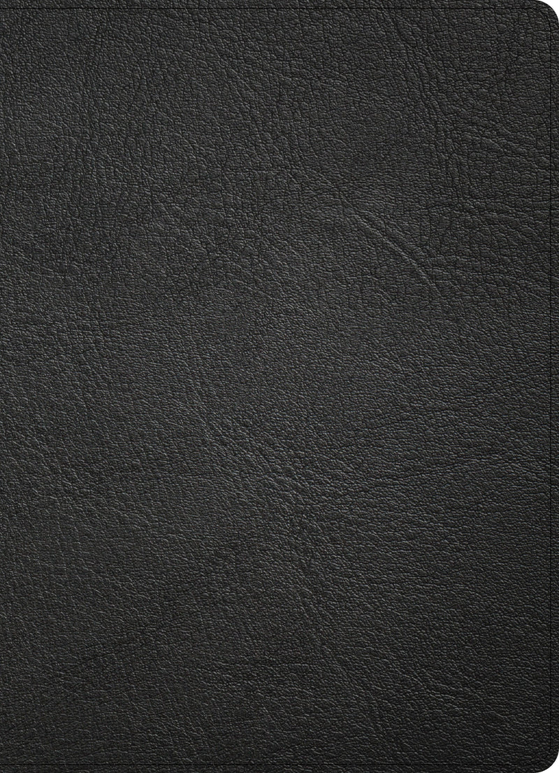 CSB Study Bible (Holman Handcrafted Collection)-Black Premium Goatskin