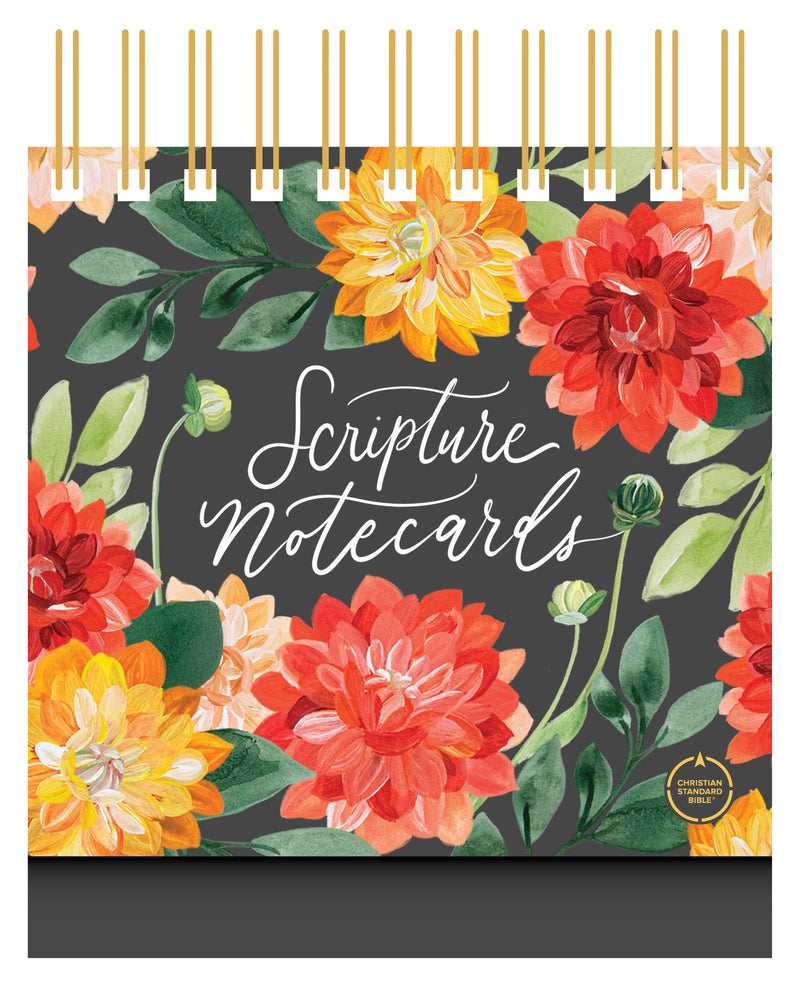 CSB Scripture Notecards  Hosanna Revival Edition-Dahlias Cover