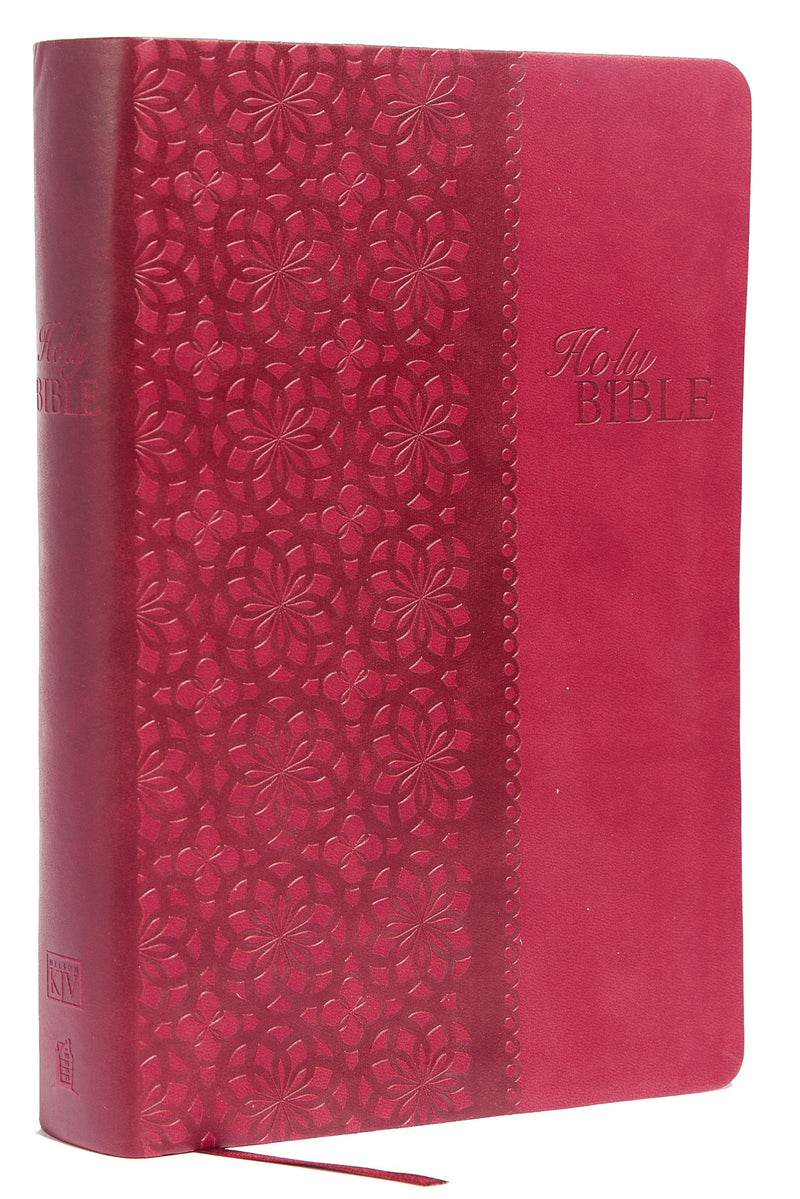 KJV King James Study Bible (Second Edition)-Cranberry LeatherSoft