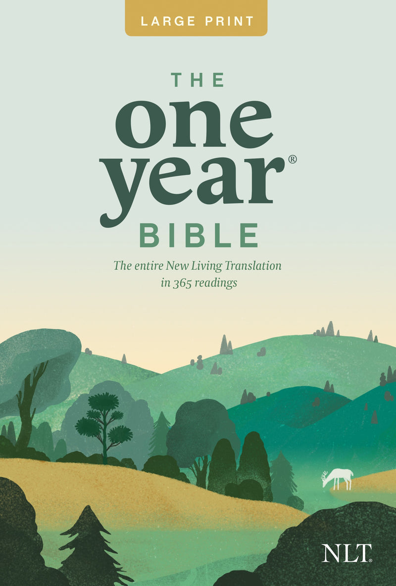 NLT One Year Bible Slimline/Large Print-Softcover