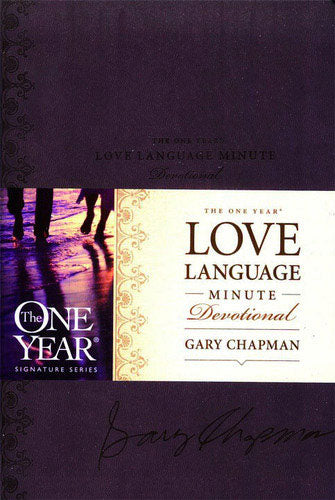 One Year Love Language Minute Devotional-Lavender LeatherLike 