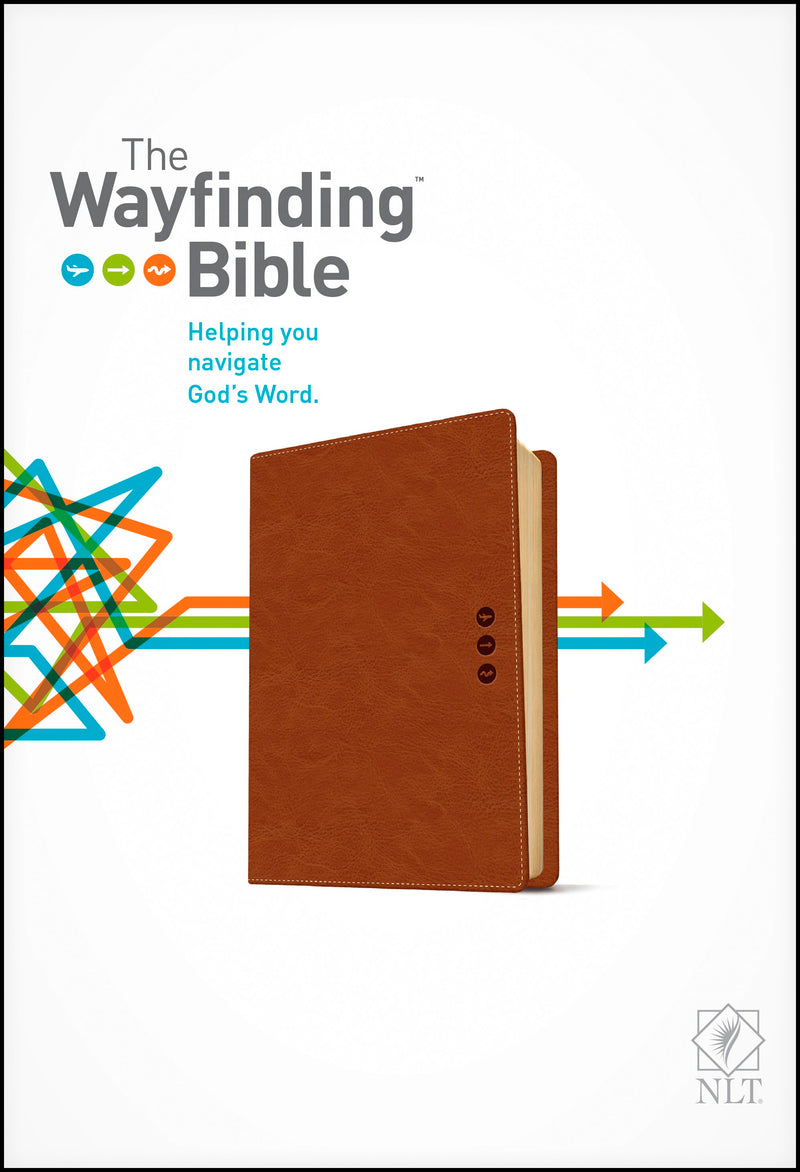 NLT Wayfinding Bible-Brown LeatherLike