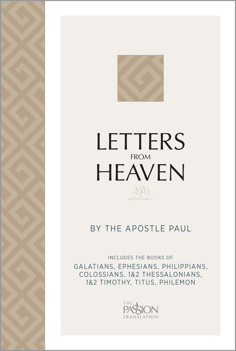 The Passion Translation: Letters From Heaven (2020 Edition)-Softcover