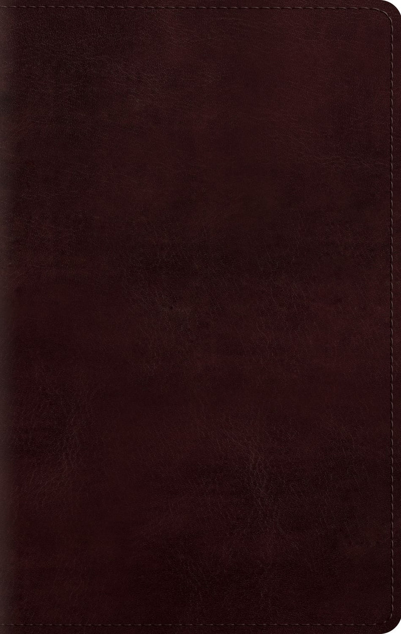 ESV Large Print Personal Size Bible-Mahogany TruTone