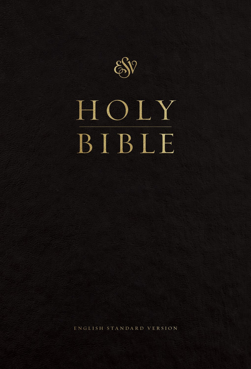 ESV Pew And Worship Bible/Large Print-Black Hardcover