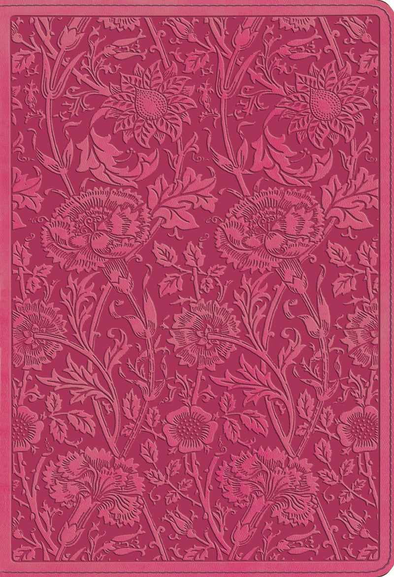 ESV Student Study Bible-Berry Floral Design TruTone