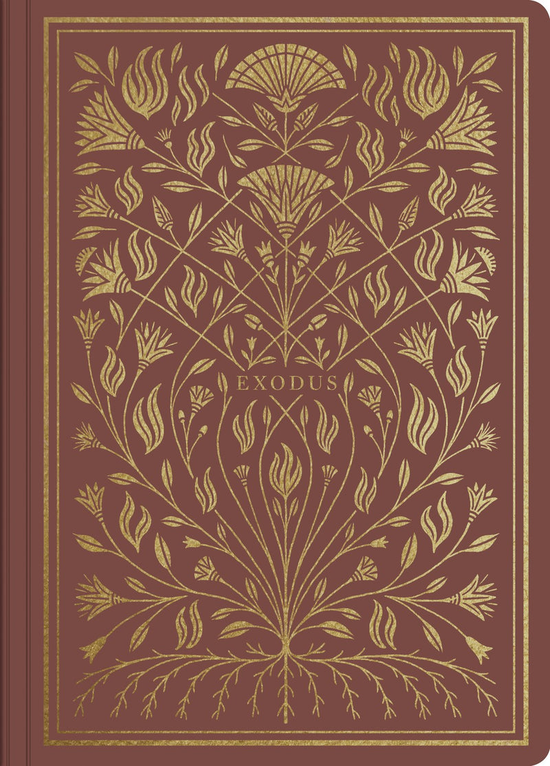 ESV Illuminated Scripture Journal: Exodus-Burgundy Softcover