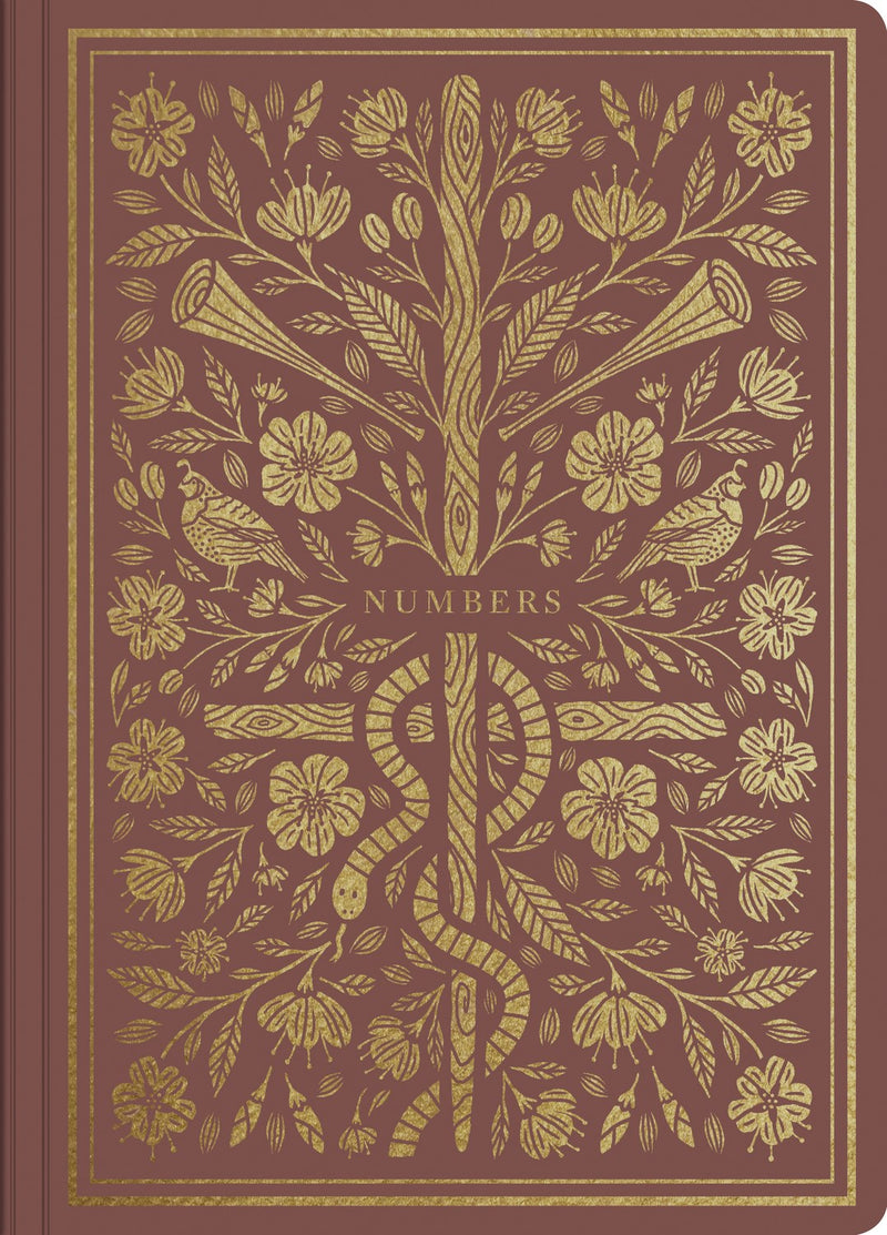 ESV Illuminated Scripture Journal: Numbers-Maroon Softcover