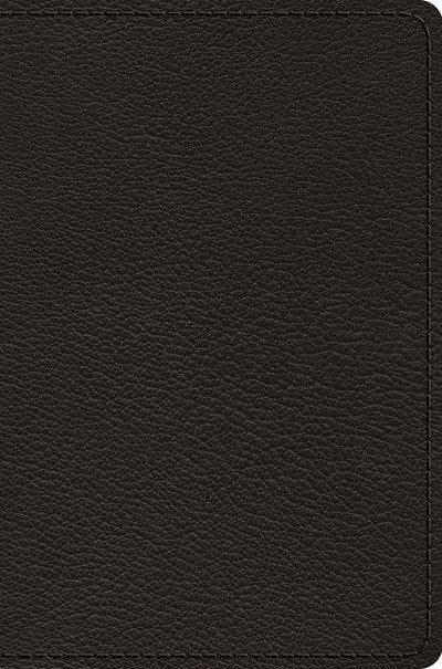 ESV Preaching Bible Verse-By-Verse Edition-Black Goatskin Leather