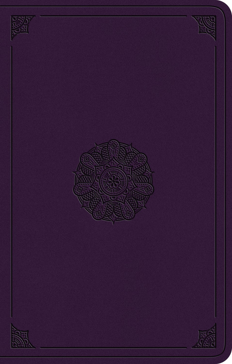 ESV Premium Gift Bible-Lavender Emblem TruTone