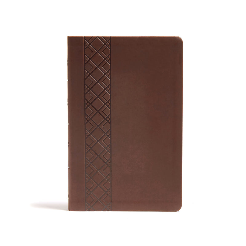 CSB Ultrathin Reference Bible (Value Edition)-Brown LeatherTouch