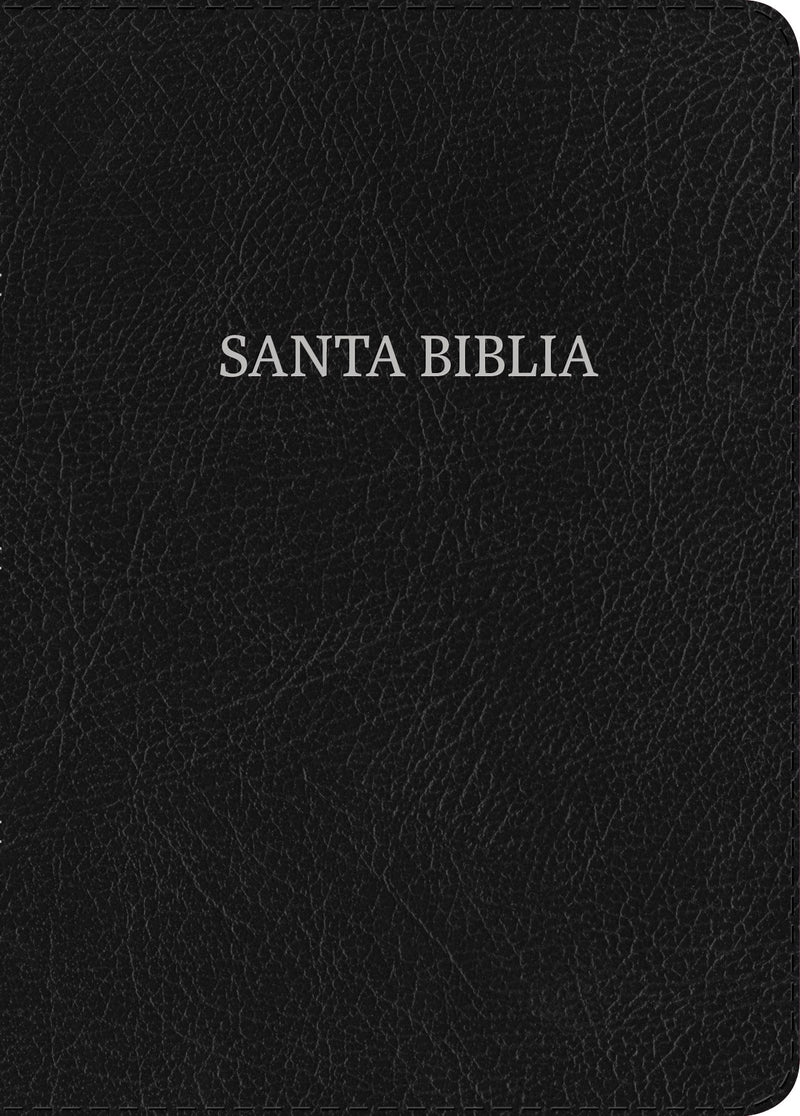 Span-RVR 1960 Large Print Compact Bible (Biblia Compacta Letra Grande)-Black Bonded Leather