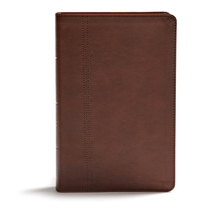 CSB Restoration Bible-Brown LeatherTouch Indexed 