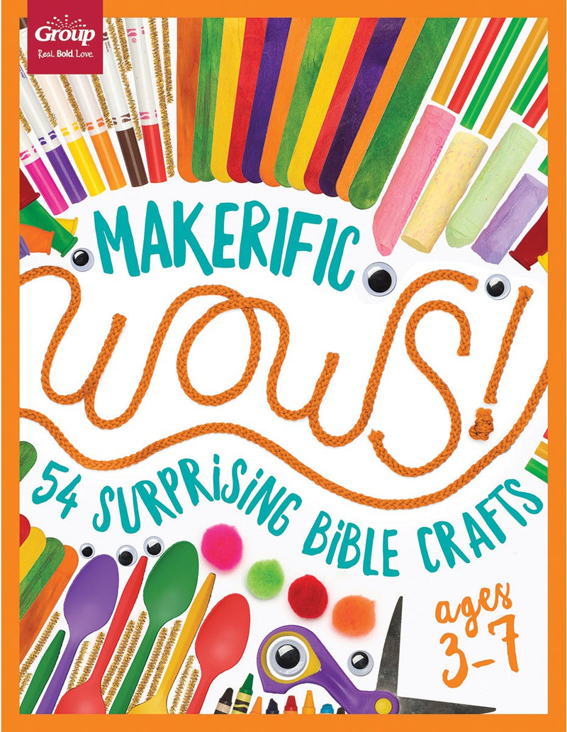 Maker-Ific WOWS!: 54 Surprising Bible Crafts (Ages 3-7) 