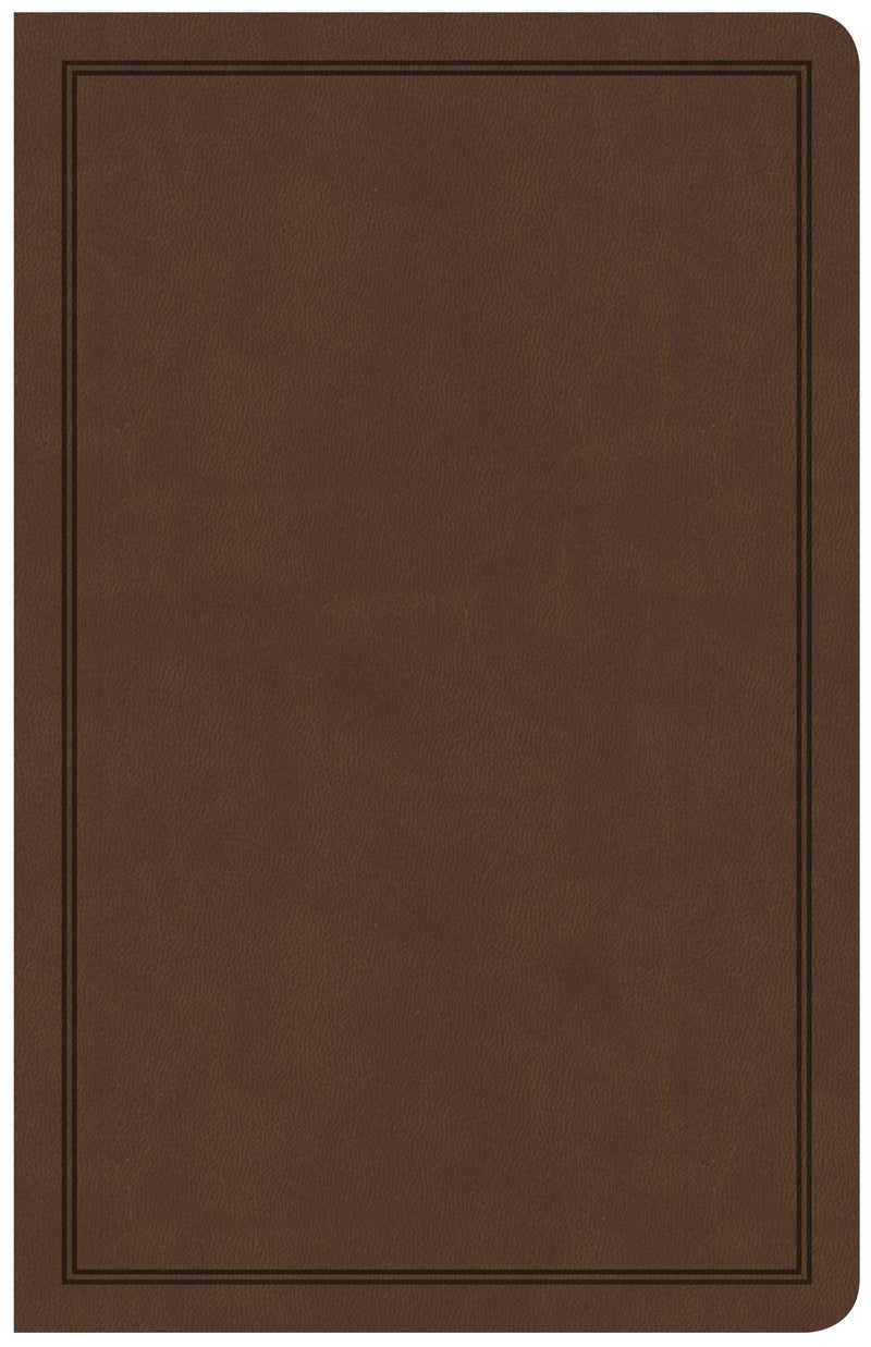 CSB Deluxe Gift Bible-Brown LeatherTouch 