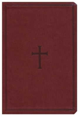 KJV Large Print Compact Reference Bible-Brown LeatherTouch