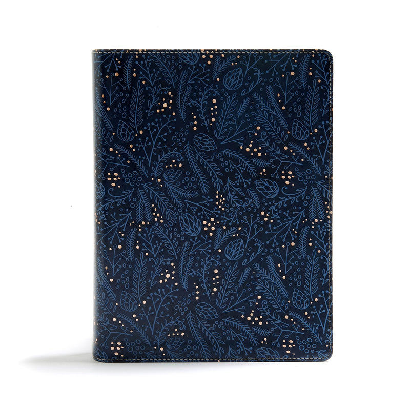 CSB Study Bible-Navy LeatherTouch Indexed