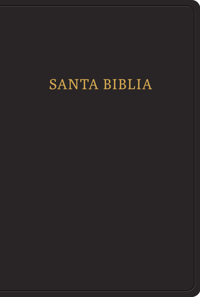 Span-RVR 1960 Giant Print Reference Bible (Biblia Letra Gigante Con Referencias)-Black Imitation Leather Indexed