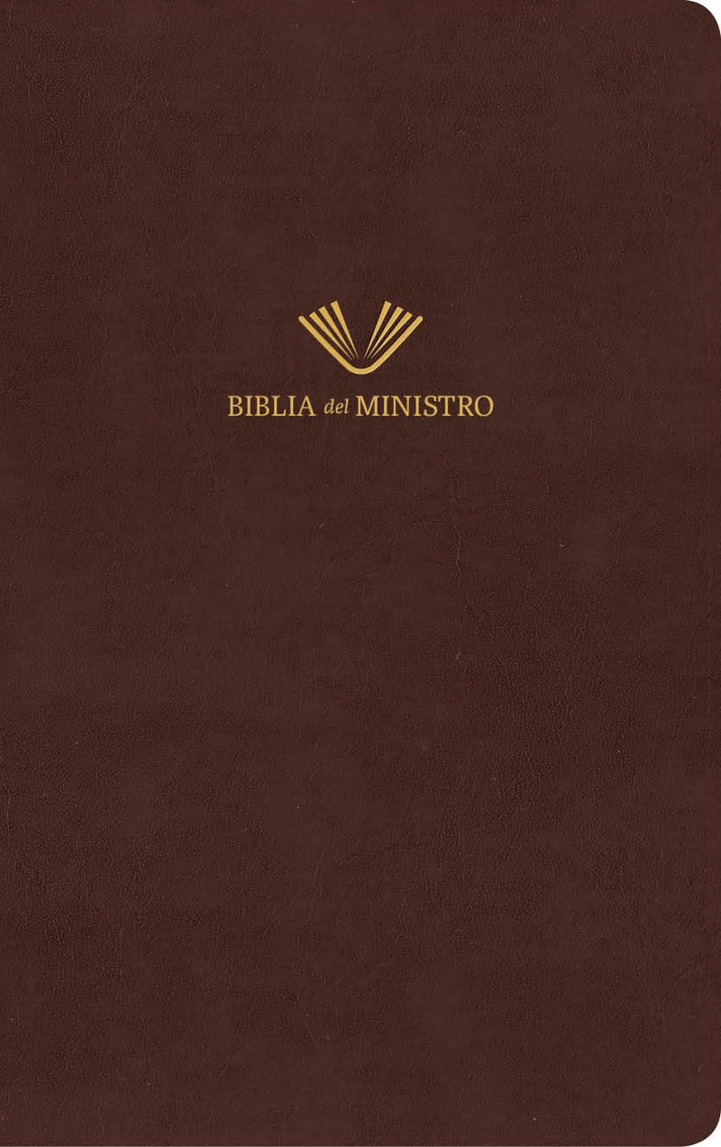 Span-RVR 1960 Minister's Bible (Biblia Del Ministro)-Brown Bonded Leather