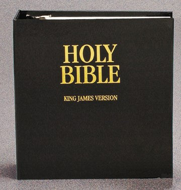 KJV Loose Leaf Bible w/Three Ring Binder