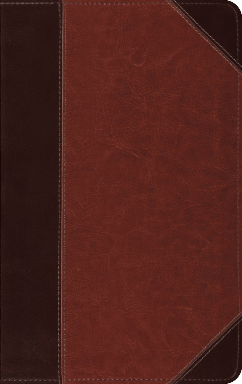 ESV Thinline Bible-Brown/Cordovan Portfolio Design TruTone