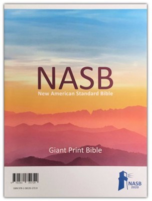 NASB 2020 Giant Print Text Bible-Brown Leathertex Indexed (