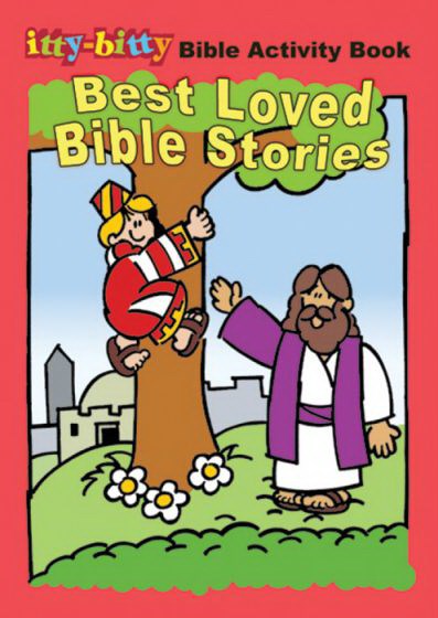 Itty-Bitty Best Loved Bible Stories Bible Activity Book (Pack Of 6)