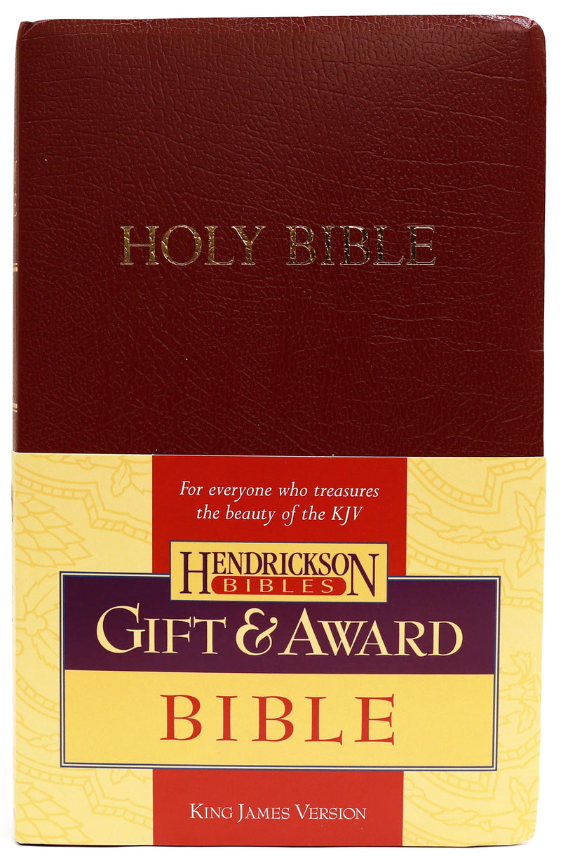 KJV Gift And Award Bible-Burgundy Flexisoft