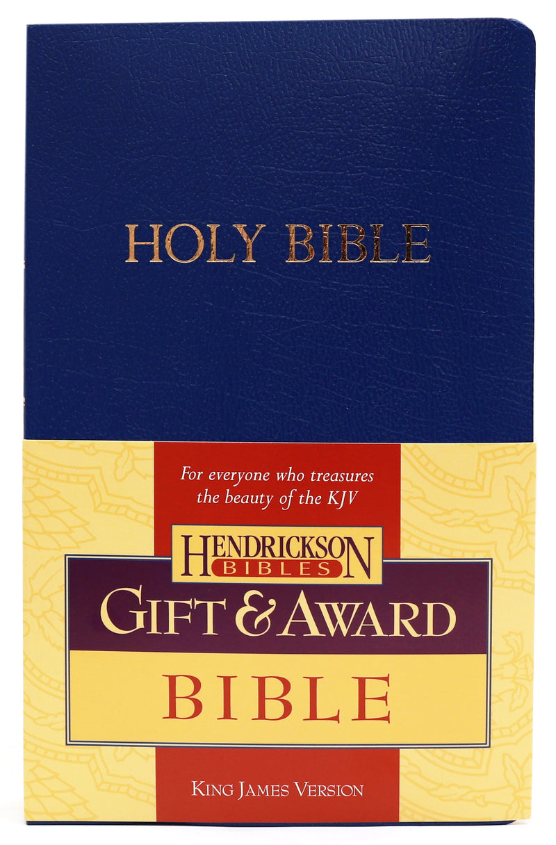 KJV Gift And Award Bible-Blue Flexisoft