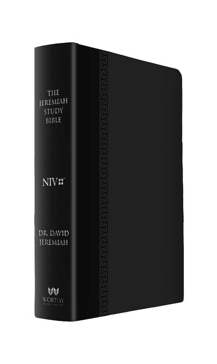 NIV Jeremiah Study Bible-Black Genuine Leather Indexed