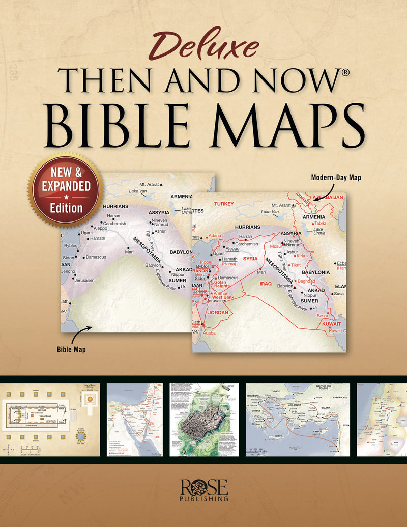 Deluxe Then And Now Bible Maps (New & Expanded)-Softcover