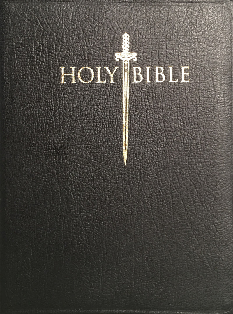 KJV Sword Study Bible/Giant Print-Black Genuine Leather (Publisher Indefinitely Out of Stock)