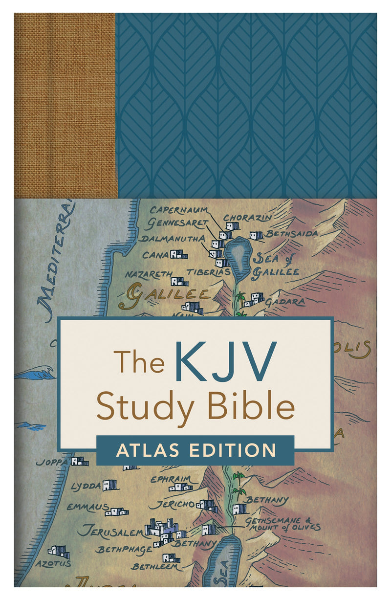 KJV Study Bible (Atlas Edition)-Hardcover Indexed