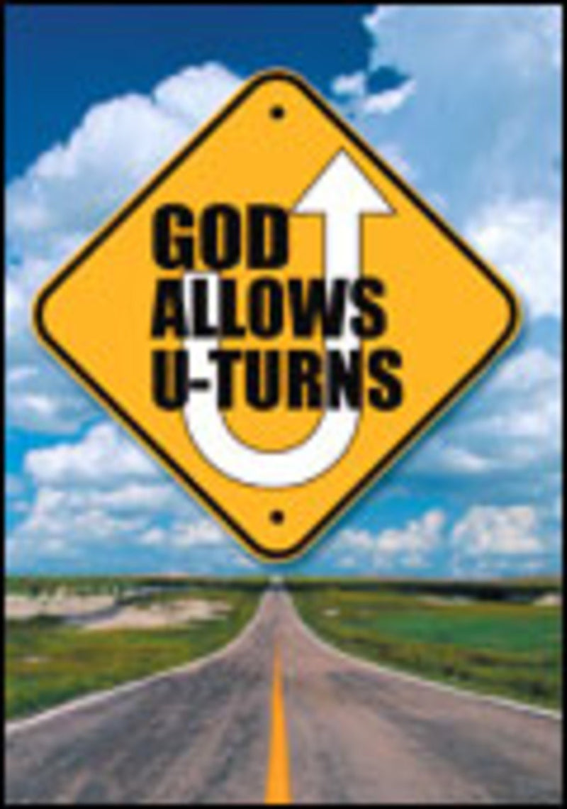 Tract-God Allows U-Turns (NIV) (Pack Of 25)