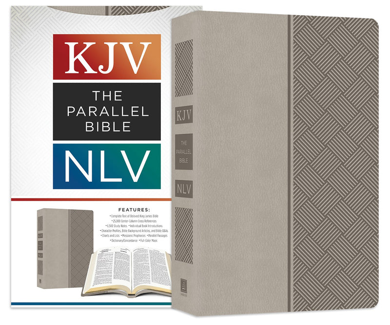 KJV/NLV Parallel Bible-Pewter Softcover