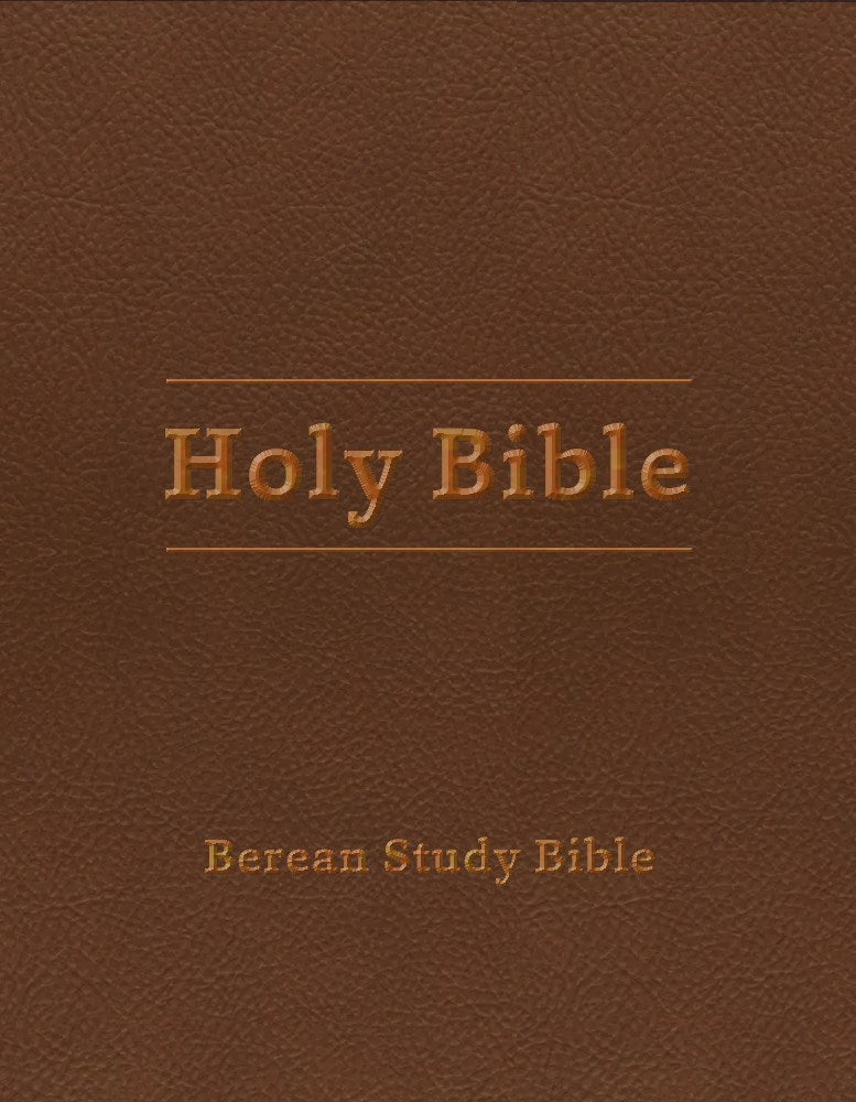 Berean Study Bible-Tan Leatherlike