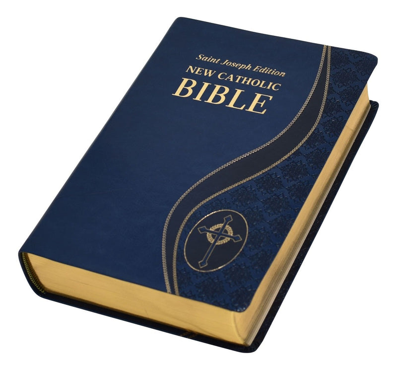 NCB St. Joseph New Catholic Bible Giant Type-Blue Dura-Lux