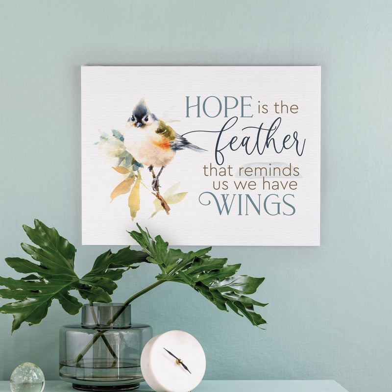 Hope Is The Feather That Reminds Us